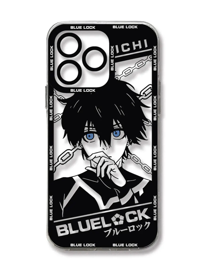 Japan Anime Blue Lock Phone Case For iPhone 15 14 13 12 Mini 11 Pro Max X XR XS 7 8 SE 2020 Plus Soft Silicone Transparent Cover