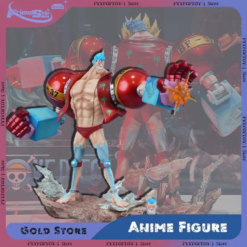 

Цельные аниме-фигурки Franky, экшн-фигурки, 28 см, модель из ПВХ, украшение для рабочего стола, коллекция украшений, статуя, игрушки для мальчиков, подарки