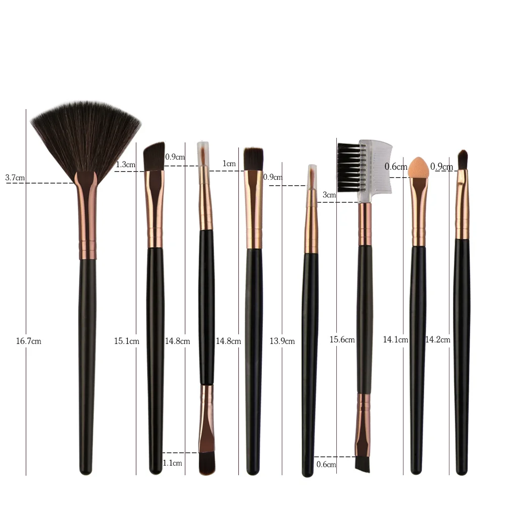 

25Pcs Brush Set High Quality Plastic Handle Soft Touch Makeup Tools for Beginners Uniform Powder Blend Application