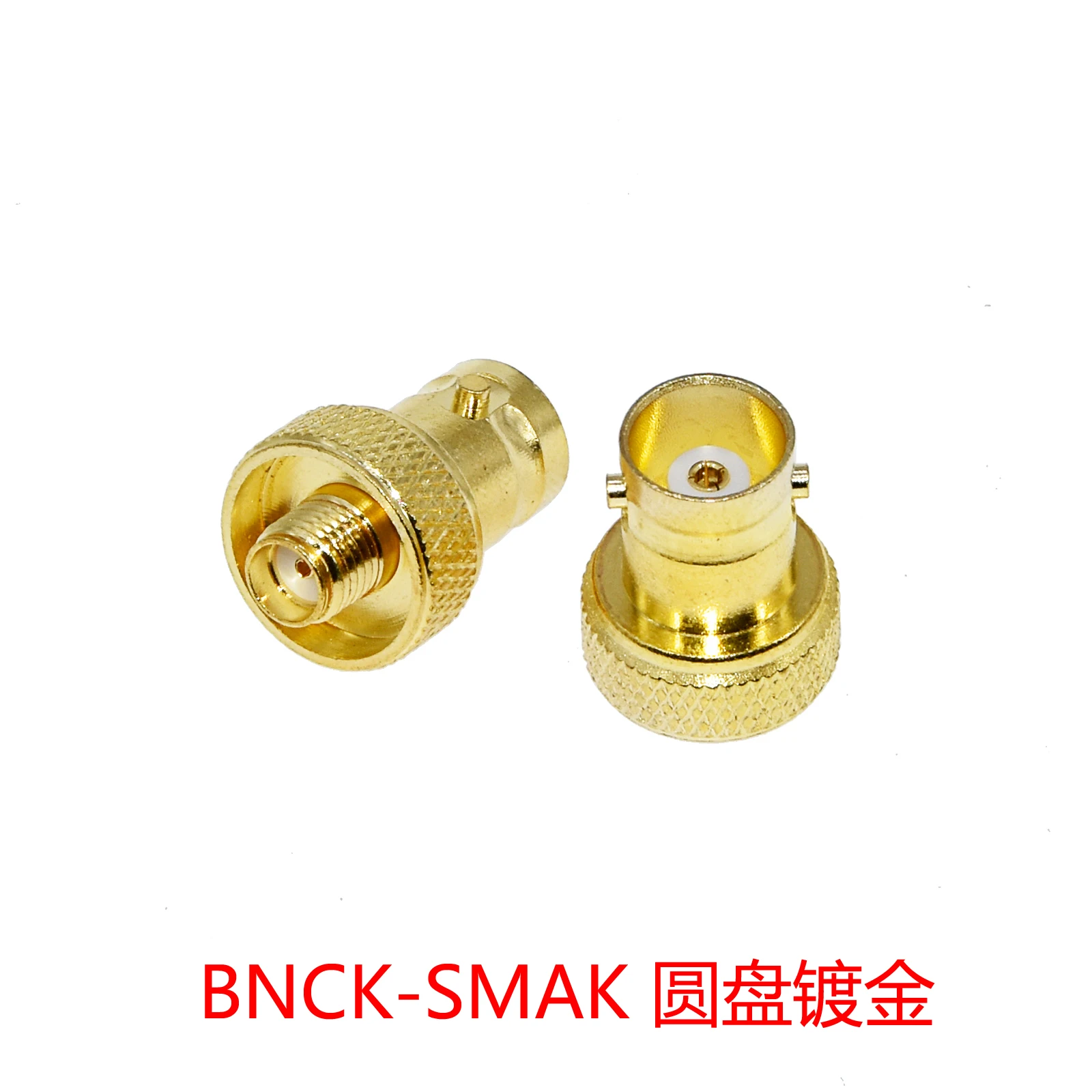 

1/5/10/20/50Pcs Radio Frequency Adapter BNC (Q9) Female to SMA Female Adapter BNC/SMA-KJ Disc Nickel Plated Gold RF Connector