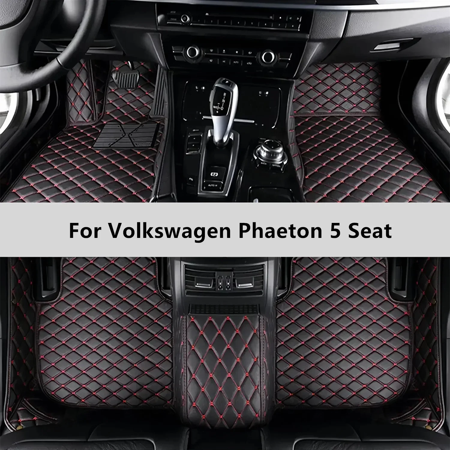 Custom Car Floor Mats For Volkswagen Phaeton 5 Seat Floor Mat Car Mat Accessories Interior Accessories