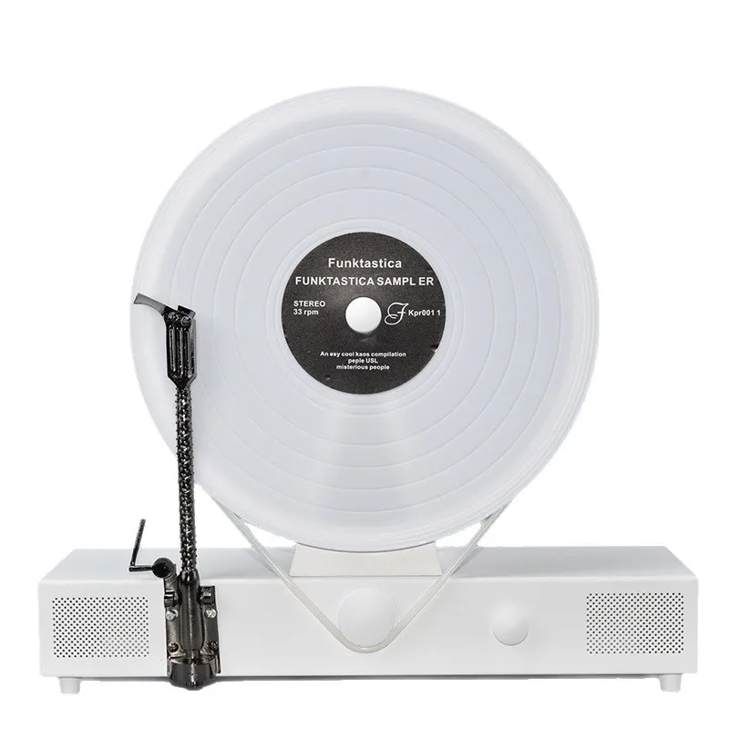 Modern Simulation Vertical Vinyl Record Player Recorder TV Cabinet Coffee Table Model Room Home Living Room Ornament