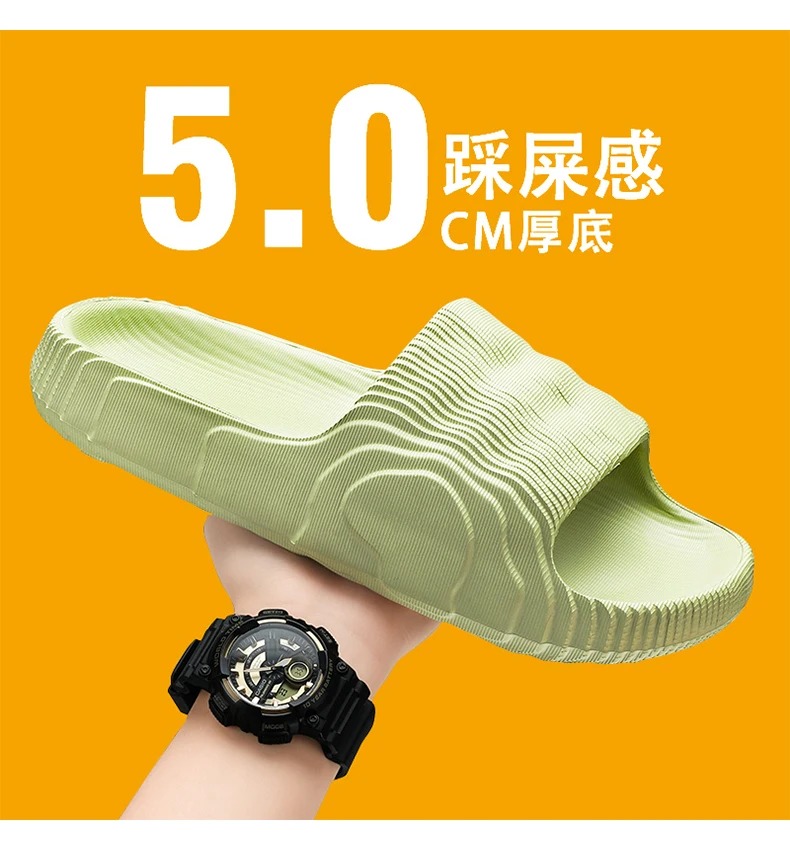 Man Fashion Sandals Solid Beach Slippers Summer Non Slip Sandals Soft Unisex Slides Women Luxury Outdoor Ultralight Shoes