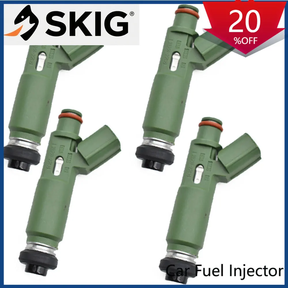 

Suitable 4pcs/Lot Fuel Injectors 23250-22040 23209-22040 for 1995-2008 Toyota 1.8 I4