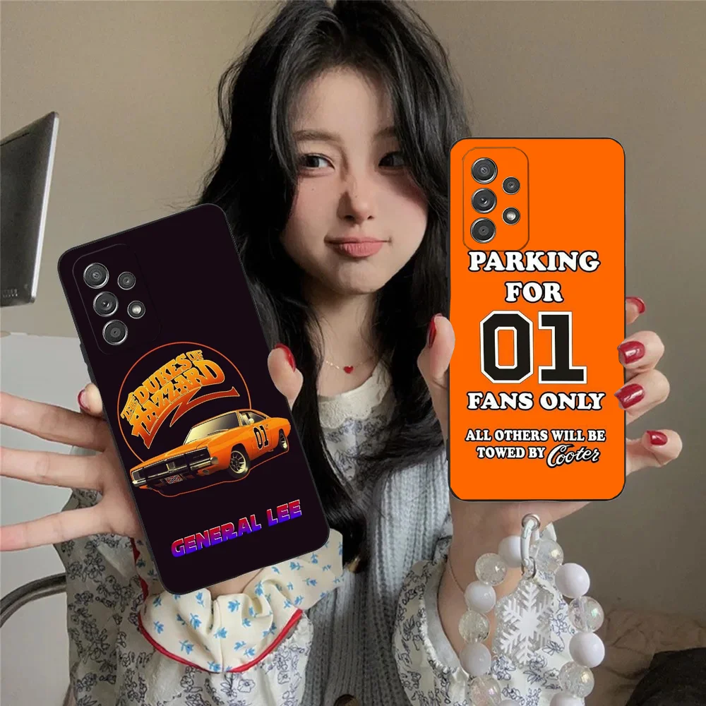 

General Lee 01 Dukes Of Hazzard Phone Case For Samsung S24,23,22,30,21,10,9,Ultra,Plus,Lite,FE,5G Black Soft Case