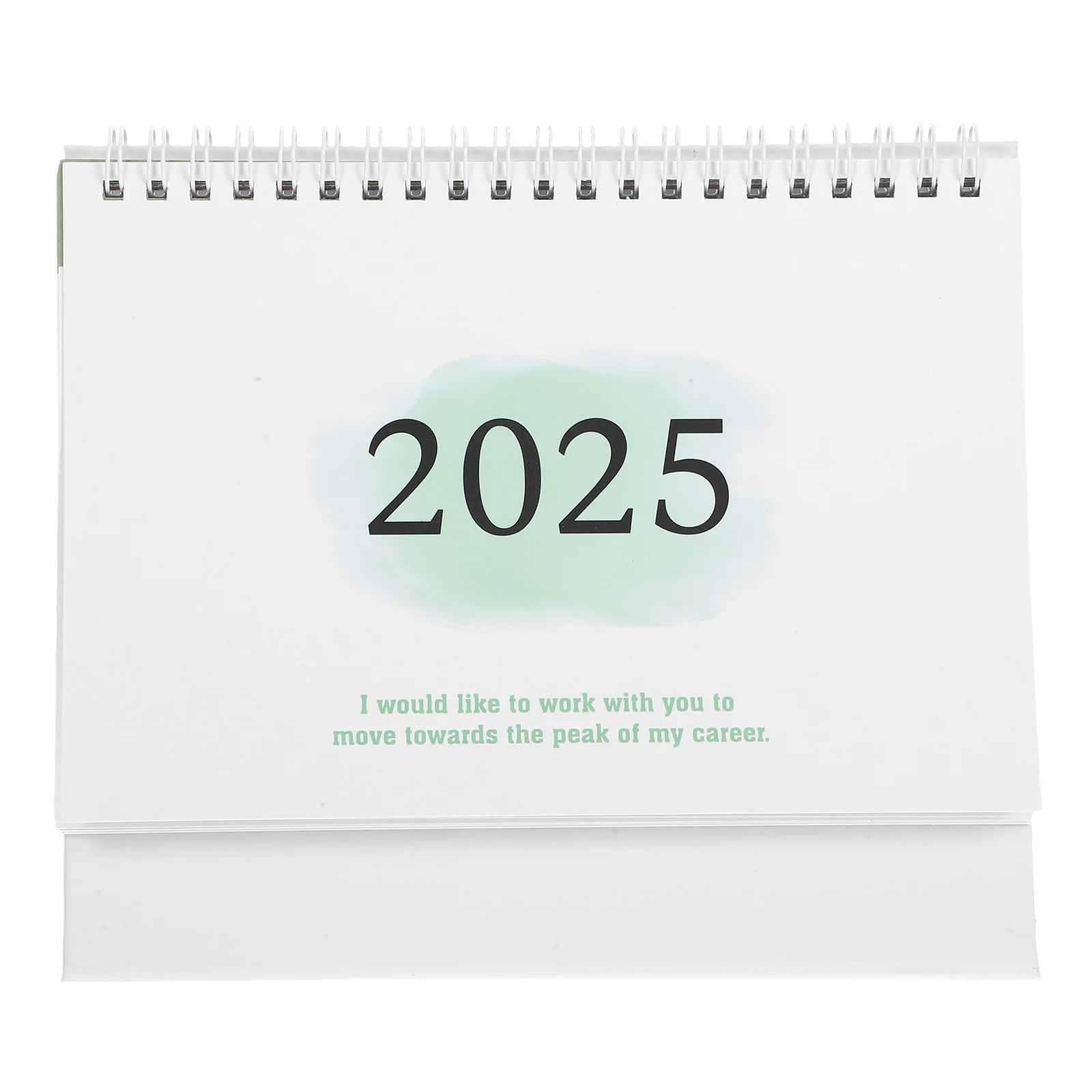 2025 Desk Calendar Decorative Standing Office Vertical Paper Monthly Tabletop Work Desktop