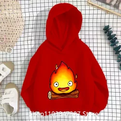 2024 Hot Japanese Anime Totoro Hoodie Boy Studio Ghibli Miyazaki Hayao Spirit Away Girl Cartoon Clothes Autumn Winter Fun