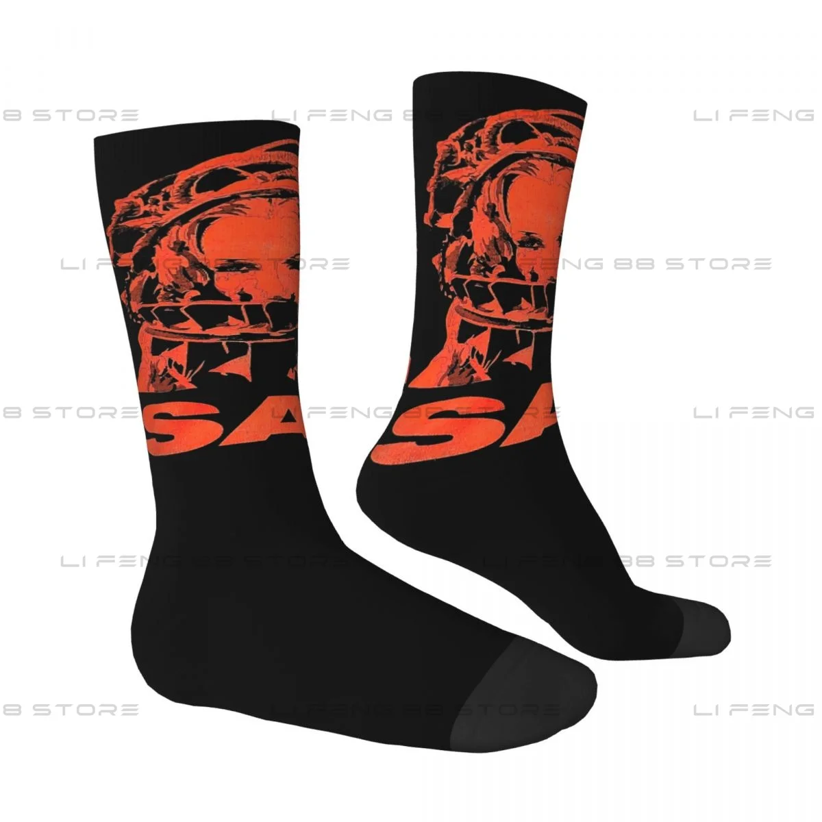 Saw Movie Bear Trap Men Women Socks Outdoor Novelty Spring Summer Autumn Winter Stockings Gift