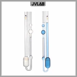 Capillary Viscometer Ubbelohde Viscometer for Petroleum Viscosity Coefficient Measurement 1834 Type 0.24mm~1.83mm 1 PCS