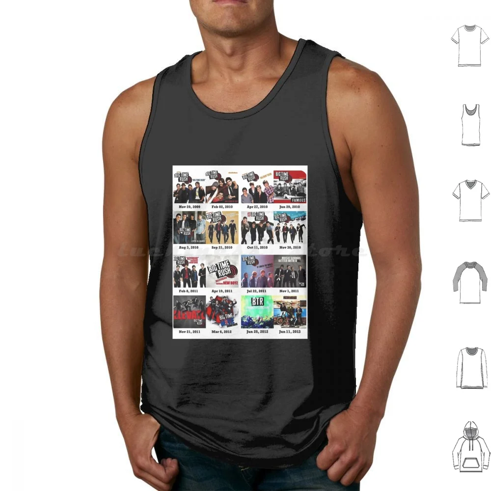 Band Famous Pictures Logo Poster Tank Tops Vest Sleeveless Rush Band Toronto Alex Lifeson Self Titled Debut Album Boy