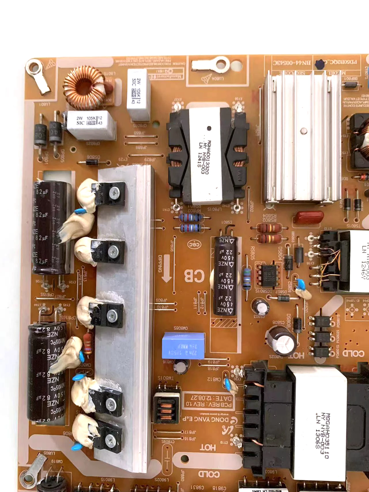 BN44-00543C = BN44-00543A = BN44-00543B PD50B2Q_CDY Power Supply Board is for UN65ES6500F UN65ES6550F UE50ES6710U UE50ES6990S TV