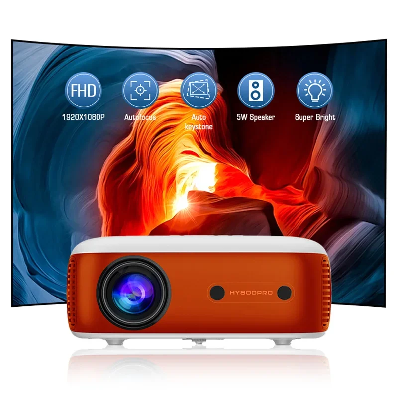 android 11 projector 4K wifi hy800 pro portable projectors mobile phone wireless mirror screen casting link proyector home