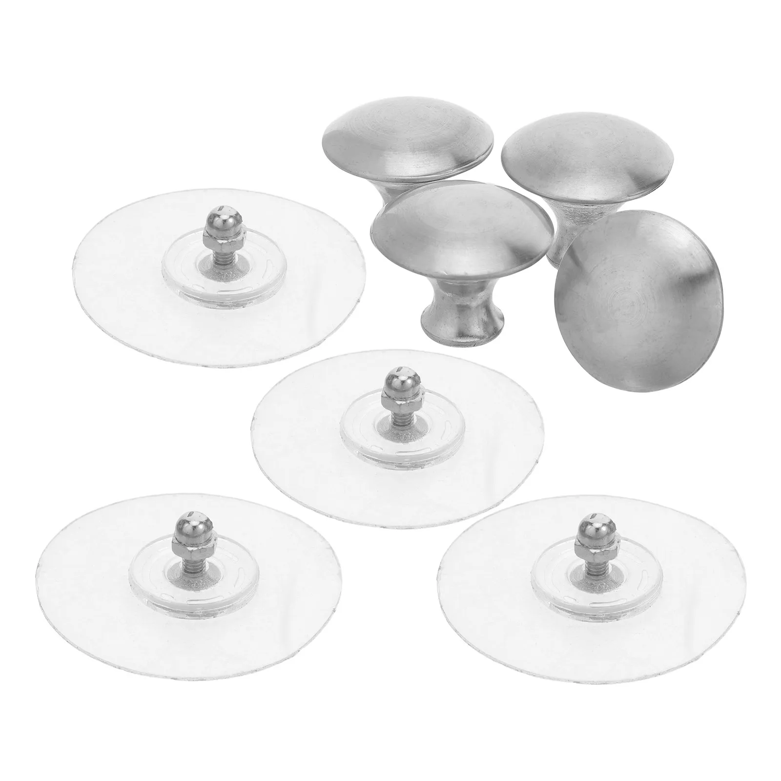 4Pcs Self Adhesive Cabinet Handles No Drill Stick on Kitchen Bathroom Drawer Pulls Instant Upgrade No Damage Cabinet Knobs Pulls