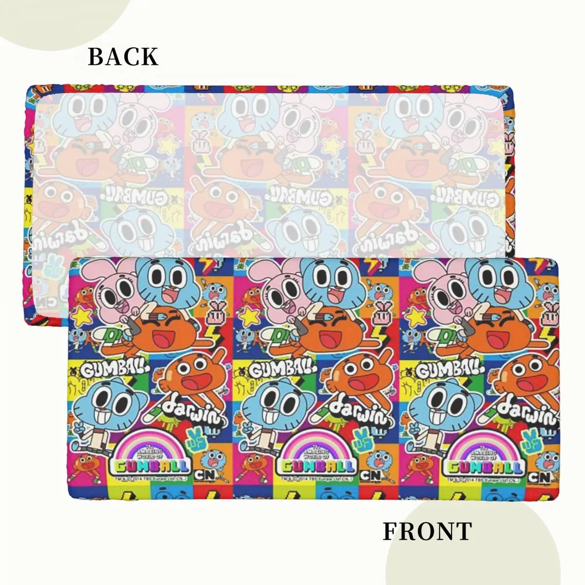 The Amazing World Of Gumball Customized Rectangular Tablecloth Oilproof Table Cover for Dining Events Table Cloth