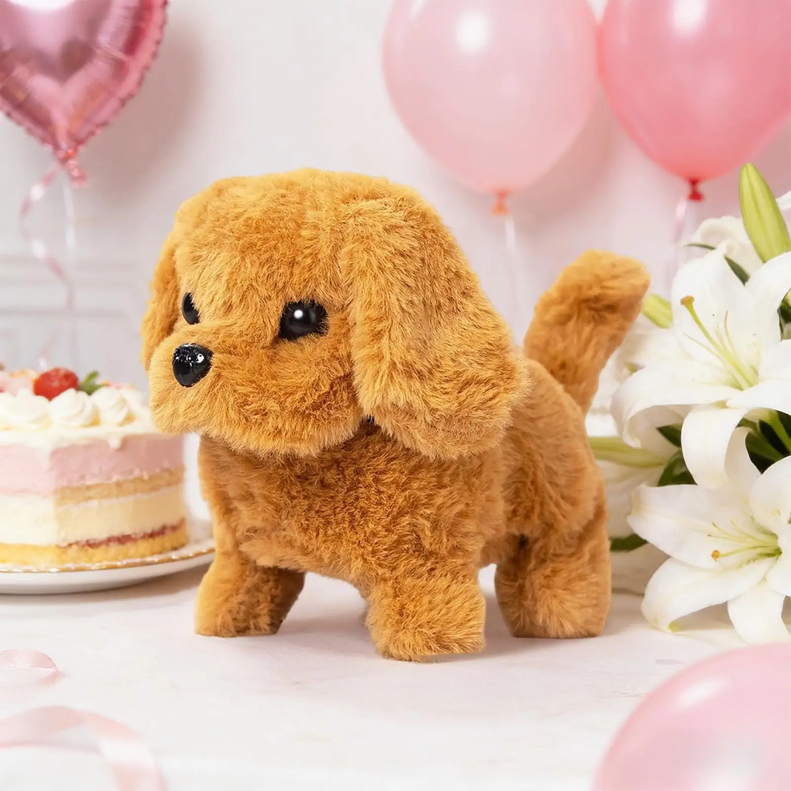 الكهربائية الحيوانات الأليفة جرو التفاعلية التعليمية المشي الكلب لعبة إلكترونية روبوت الحيوانات الأليفة للبنين بنات مرحلة ما قبل المدرسة الأطفال غرفة المعيشة #4