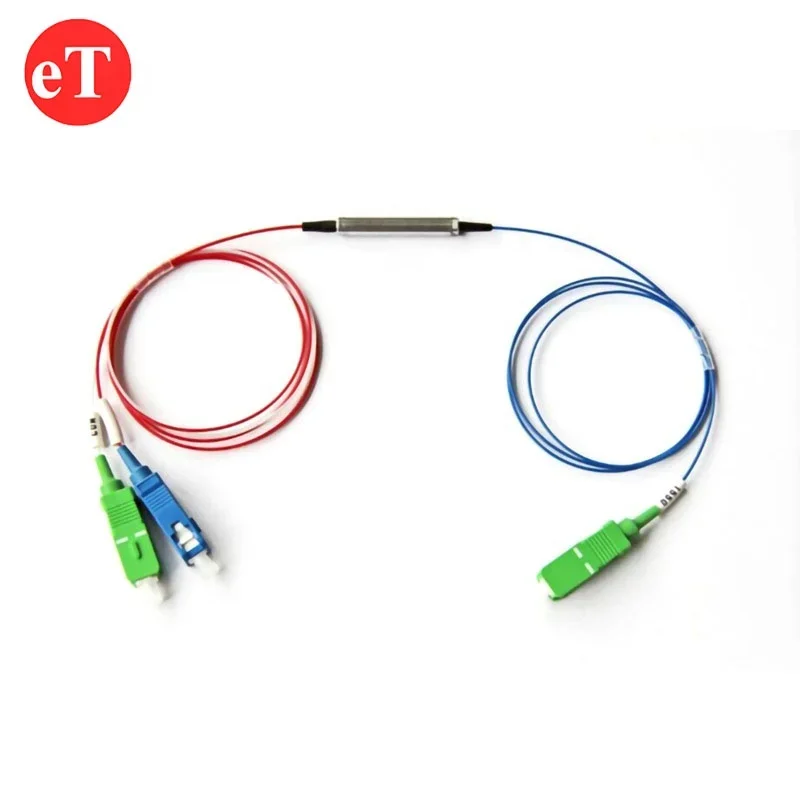 大口径600μm 1x2 SMA905カプラー FBT融着光ファイバスプリッター