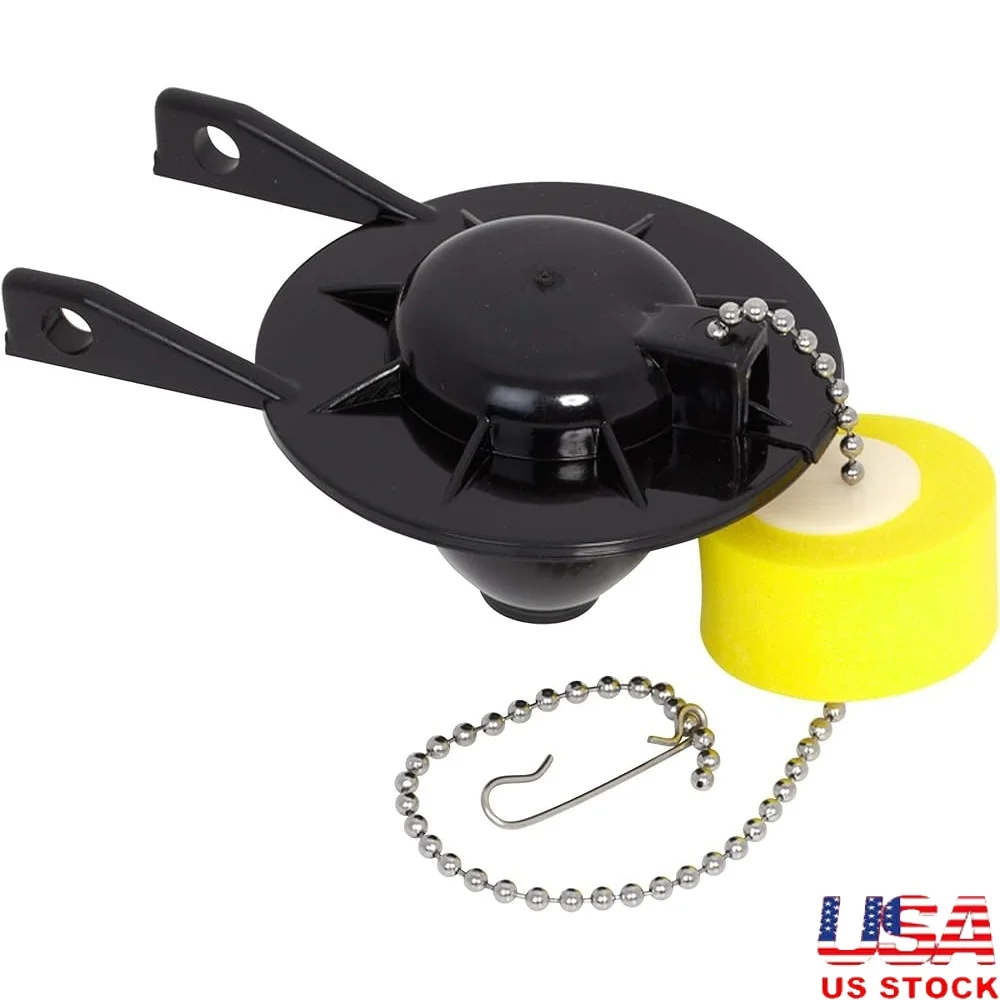 

Универсальная заслонка для унитаза и цепь с поплавком 2-дюймовый смывной клапан Прочный пластик Простая установка Надежная работа