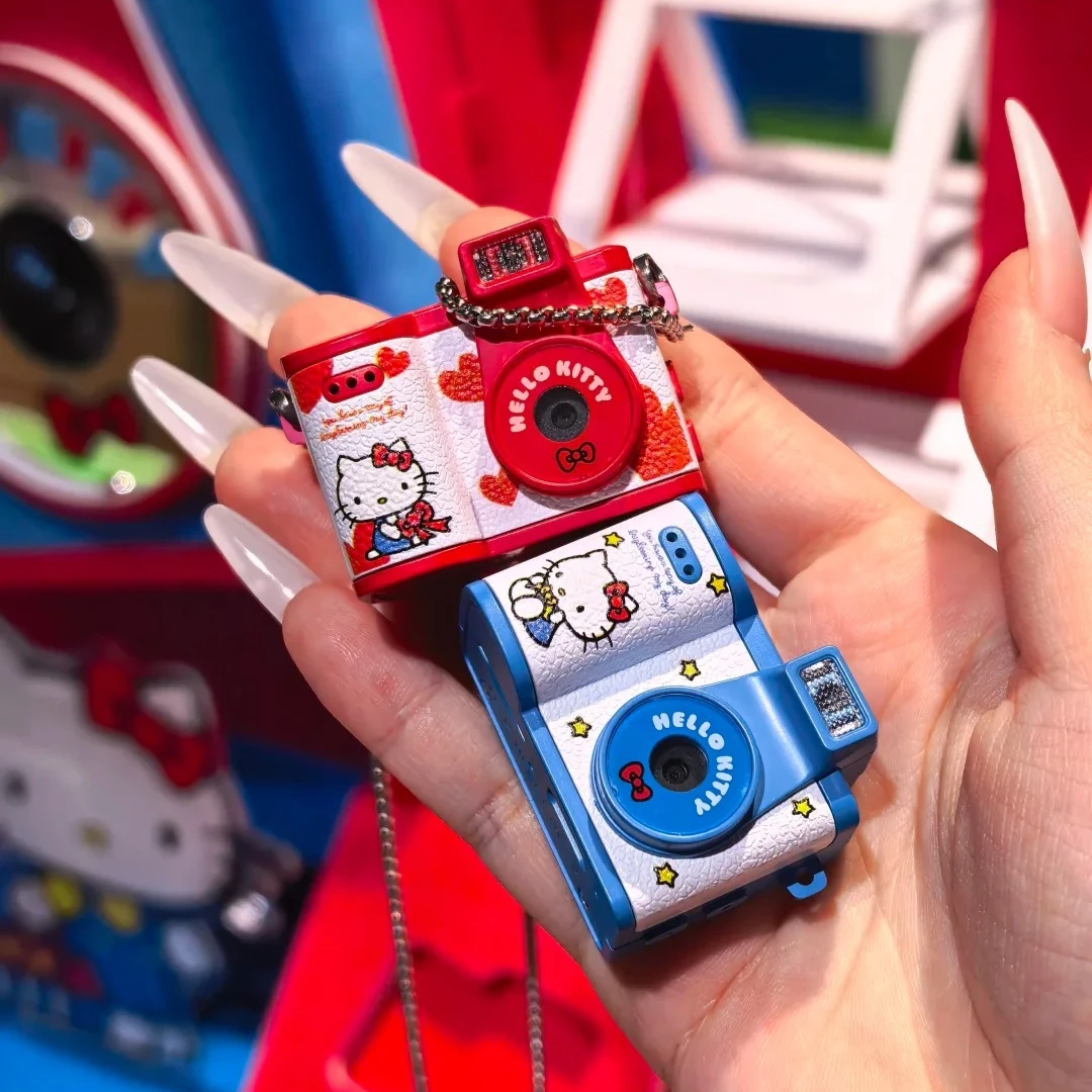 Original PICOCICI Sanrio Kitty Cat Mini Camera Blind Box Action