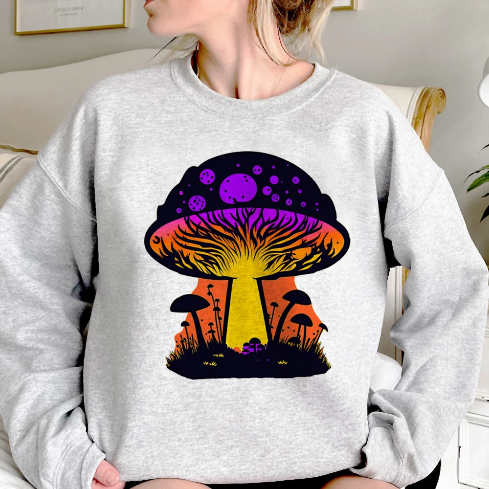 

Magic Mushrooms Alien Psychedelic hoodies women graphic sweat y2k sweatshirts clothes female gothic Hooded Shirt