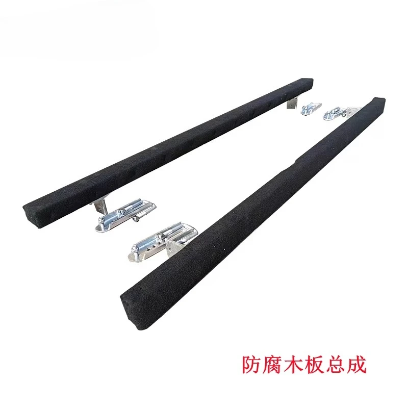 

Suitable for Motorboat Trailer Accessories Black Wooden Slab Tug Rack Rubber Boat Motorboat Assault Boat Trailer