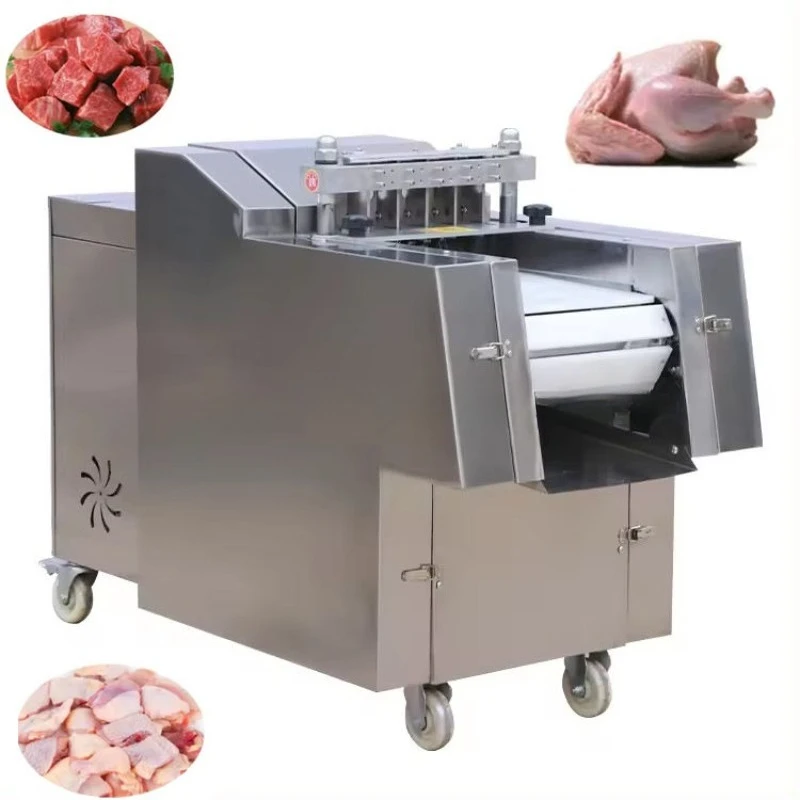 

Fully Automatic Cold Cuts Cooked Dried Fish Home Meat Strip Bone Dicer Cube Cutter Slicer Electric Industrial Slicing Machine