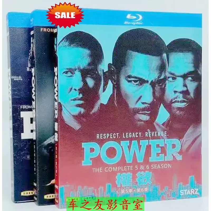 BD Blu-ray High Definition American Drama Desire for Power 1-6 Seasons with Chinese and English Subtitles 10 Pieces CD Box