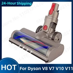 Direct Drive Brush Heads Nozzles LED Lights Brushs Accessories For Dyson V10 V11 V15 V8 V7 Replaceable Carpet Floor Clean Parts