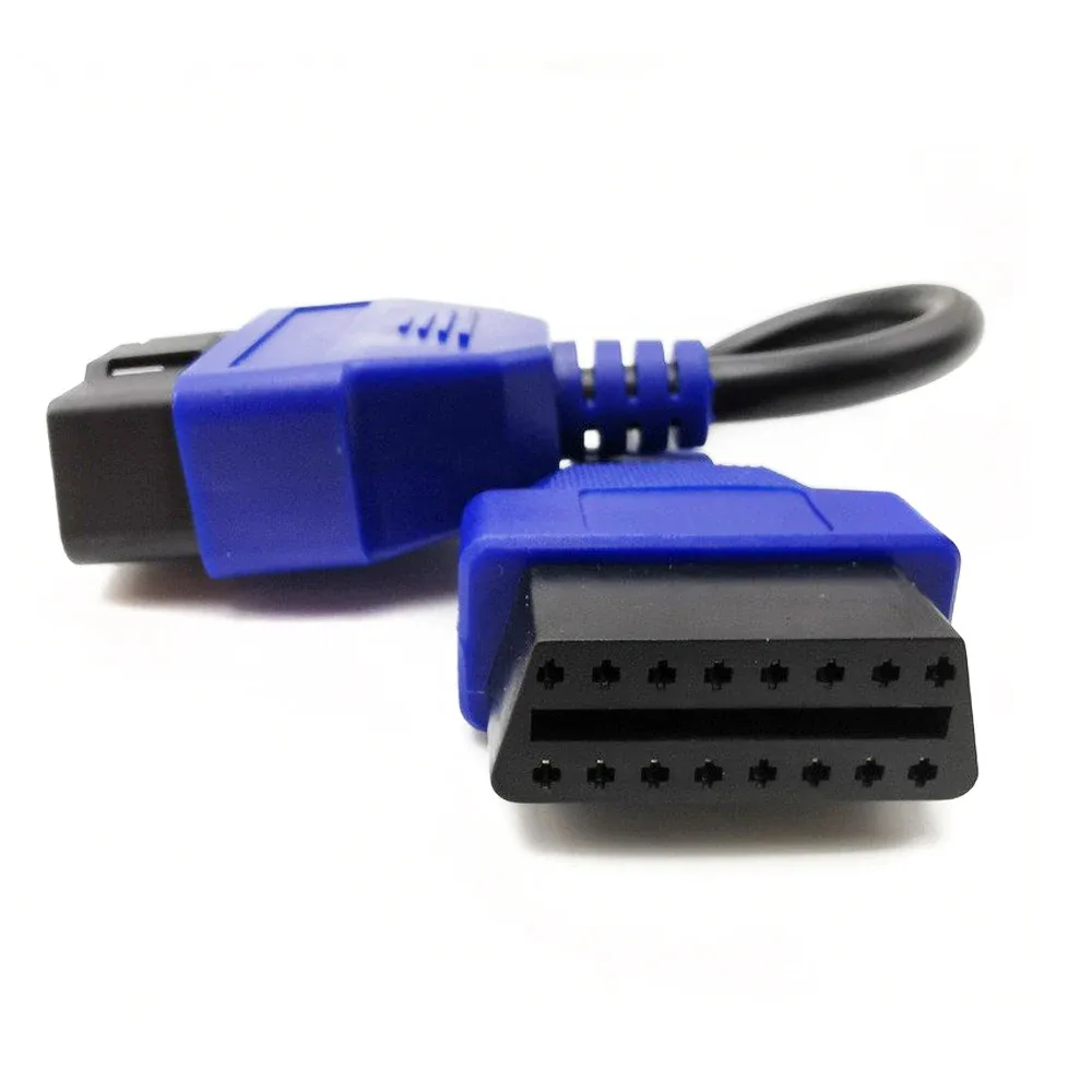 9.4inch length OBD2 Extension Cable 16 Pin OBDII OBD 2 OBD Extend 16pin cable Female to Male Connector For Car Diagnostic Tools