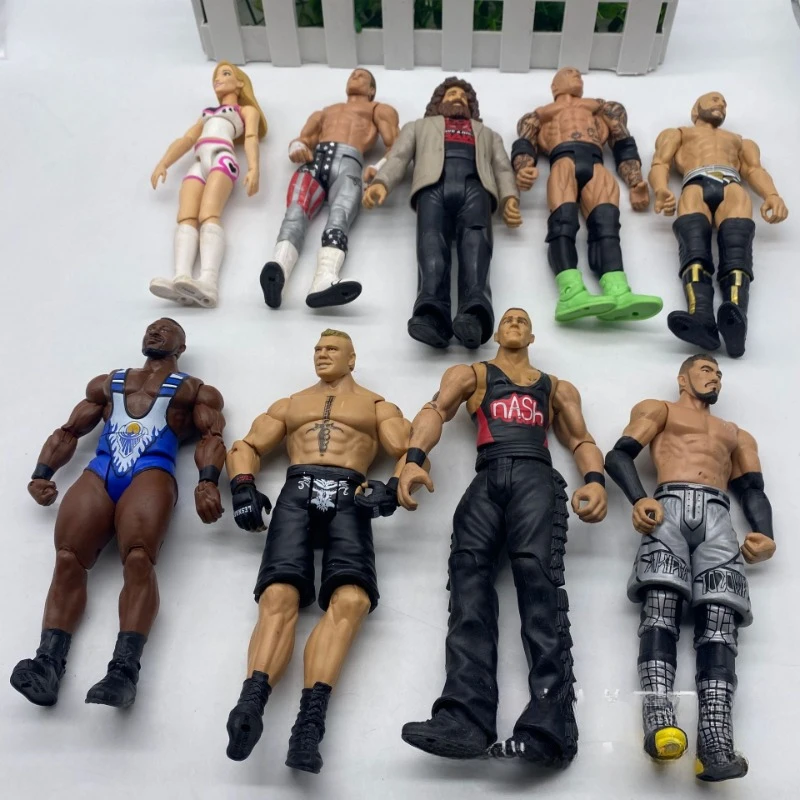 18cm Wrestler Wrestling Warrior Action Figure giunti bambole mobili giocattolo gladiatore Boxer Collection ornamento regali di compleanno per bambini