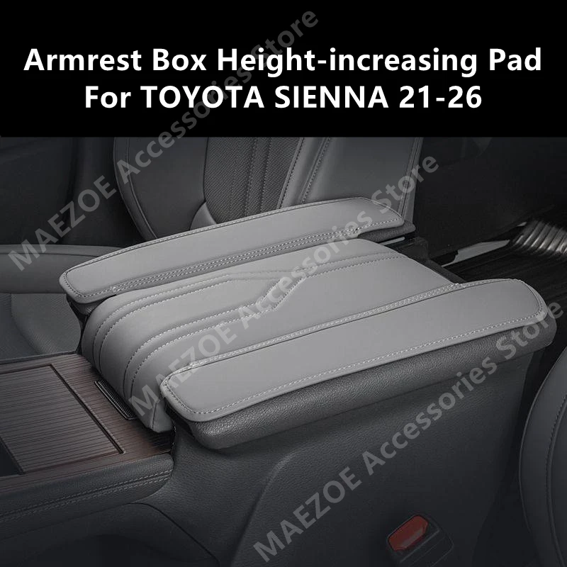 For TOYOTA SIENNA 21-26 Armrest Box Height-increasing Pad,Car Interior Decoration Modification Protection Accessories Refit