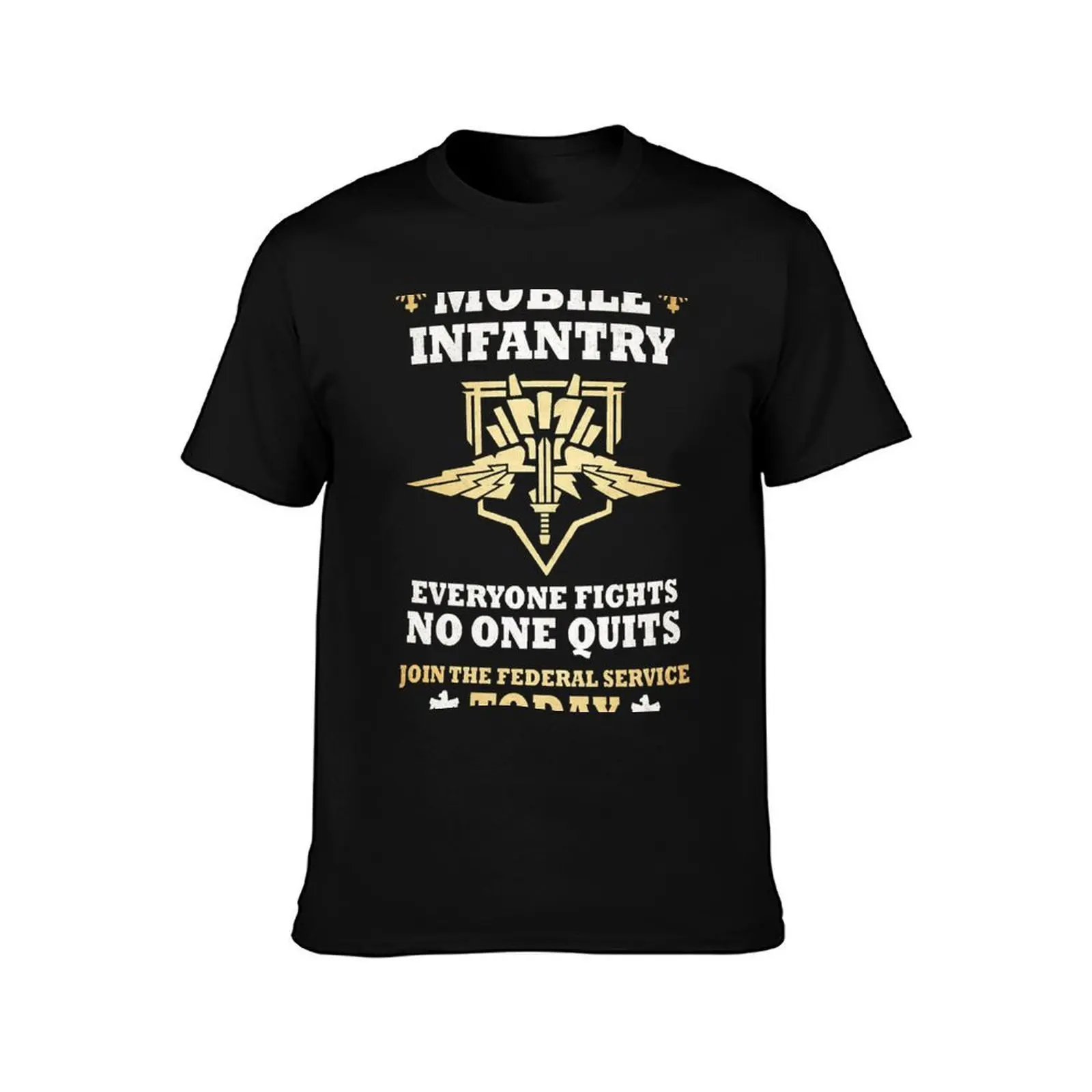 Mobile Infantry Star Ship Troopers T-Shirt anime t shirts oversize T-Shirt
