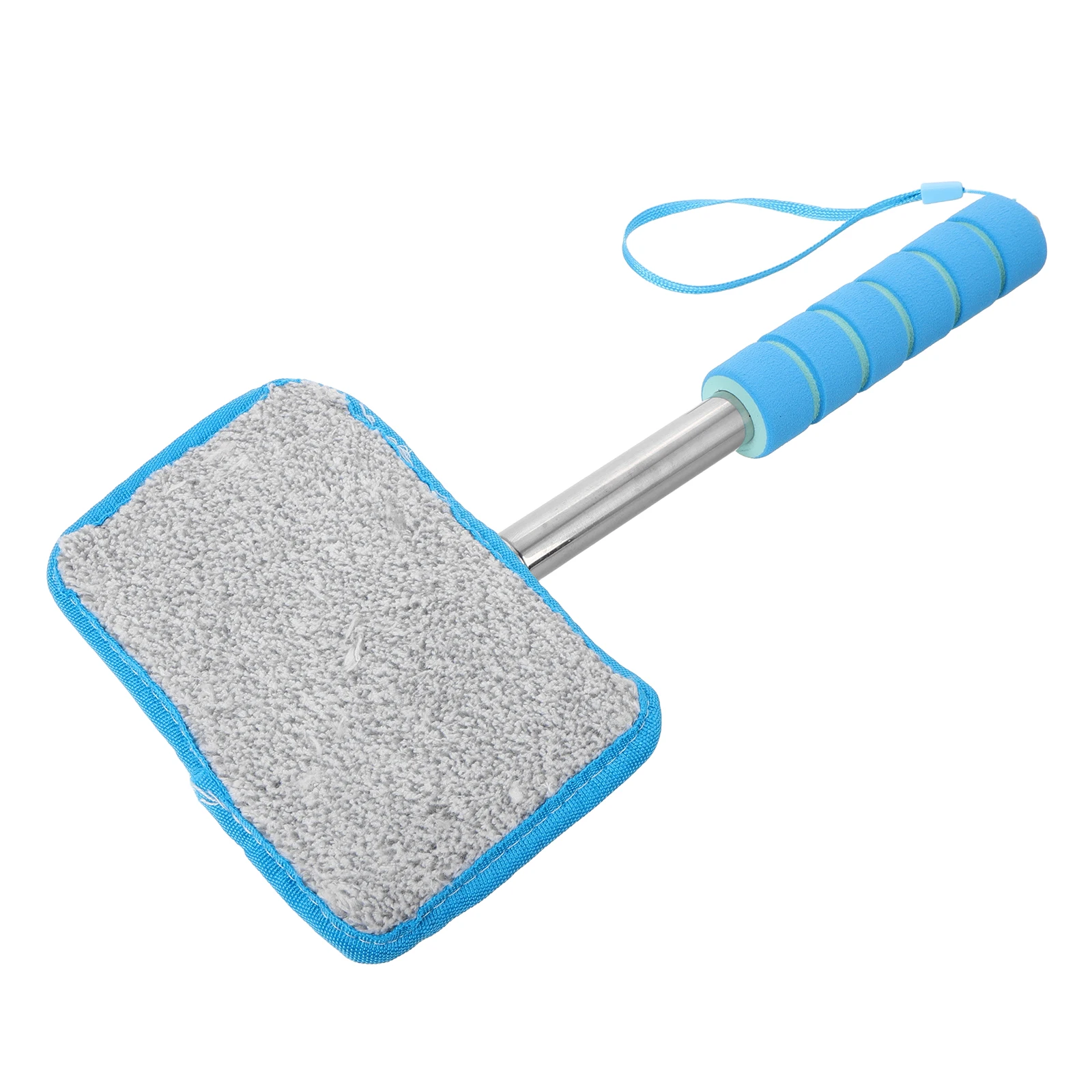 

Portable Car Glass Wiper Aluminum Alloy Window Cleaner Windshield Rearview Mirror Streak Free Durable Microfiber Compact