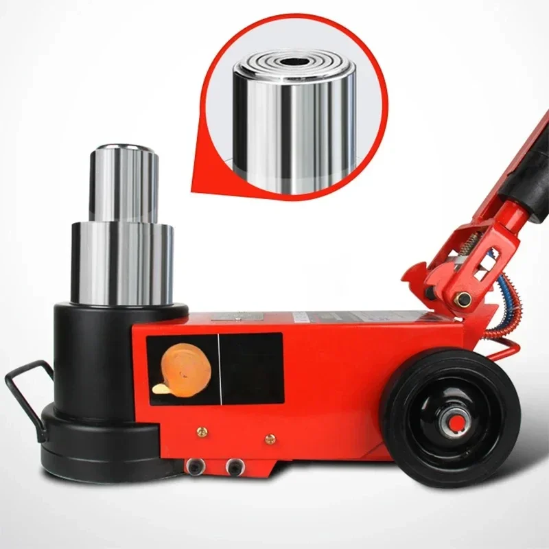 Cheap And Fine Horizontal Pneumatic Jack 30t Air Lift Heavy Truck Single/double Folding Lever Overpressure Protection Auto Repai