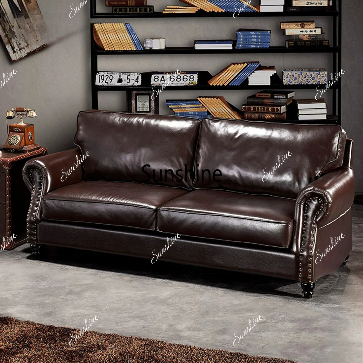 

American country classic modern living room leisure combination sofa