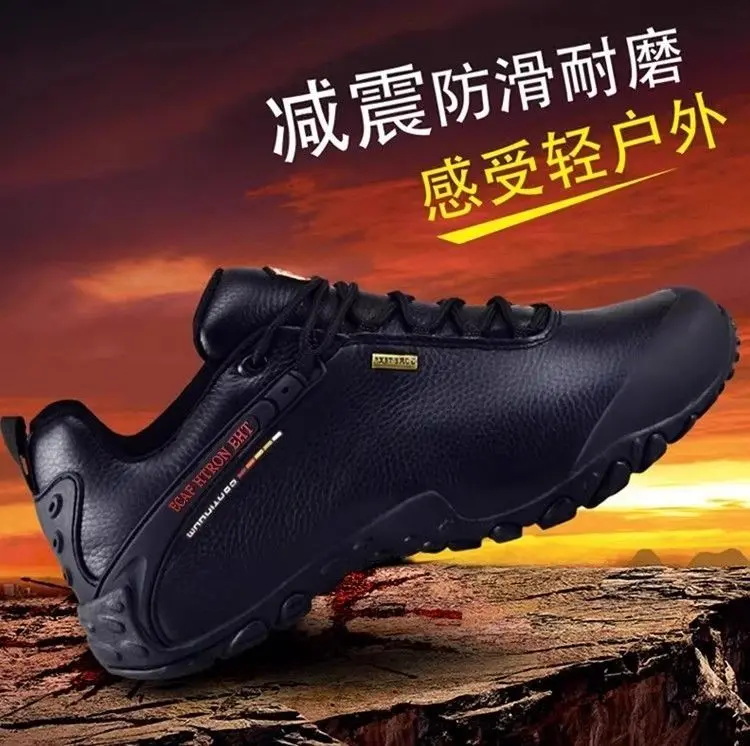 

High Quality Unisex Hiking Shoes Leather Outdoor Hiking Hiking Sneakers Men's Women's Sneakers