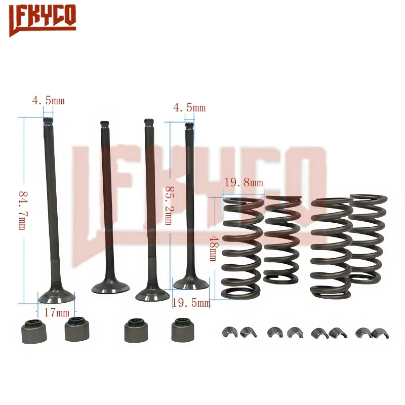 

Motorcycle Exhaust Valves Inlet Intake Stem Seal Spring Kit For Yamaha LC135 Jupiter MA/MX R15 YFZ-R15 V1.0 V2.0 LC150 Accessory