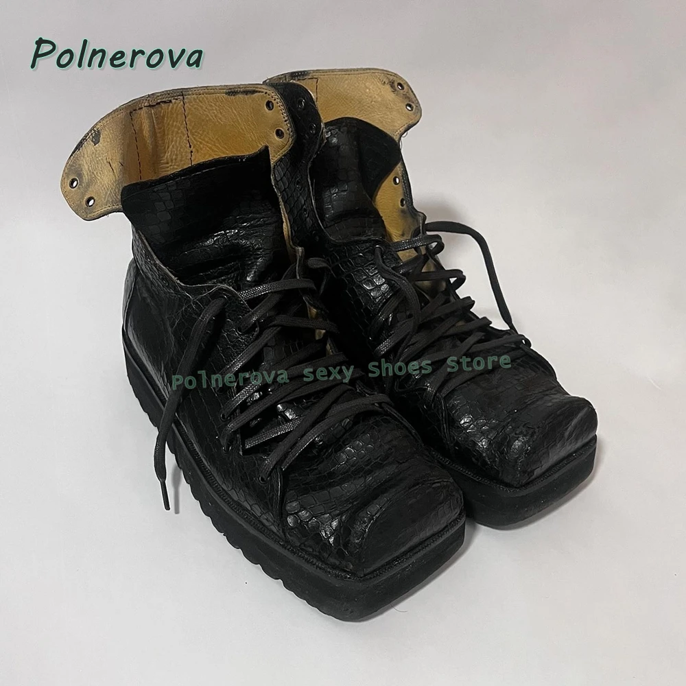 Women's Gothic Lace-Up Chunky  - Women'S Shoes Crocs ulasan dan harga