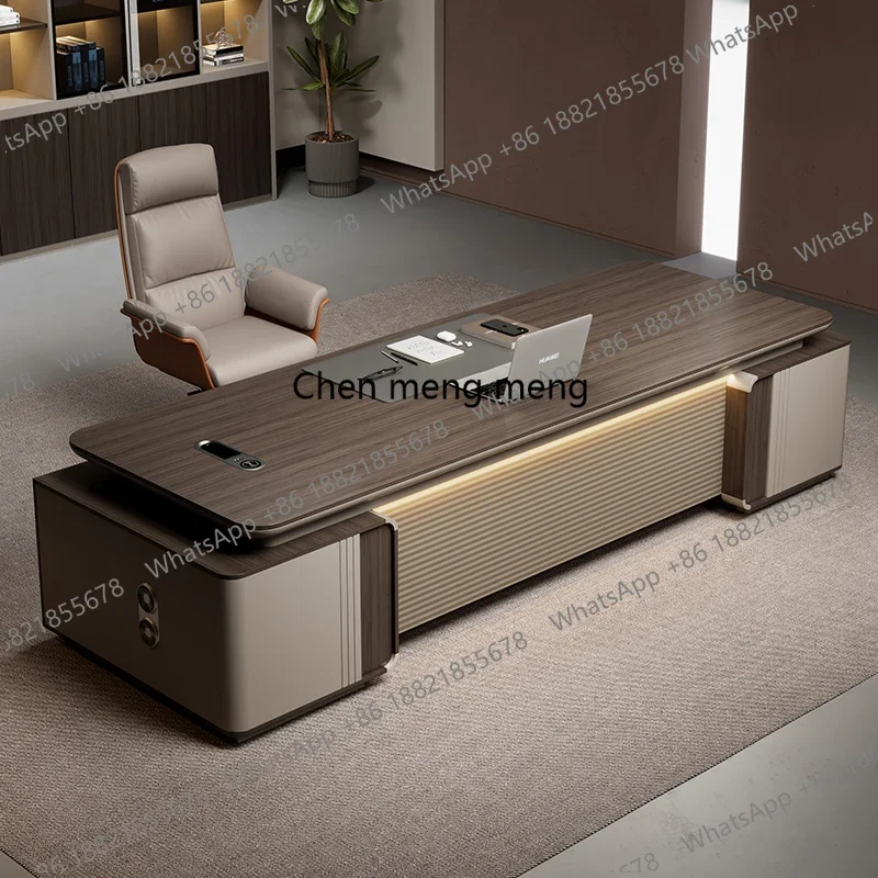 

Minimalist Storage Boss Desk Work Modern High Quality Designer Office Desk Chinese Reception Bureau
