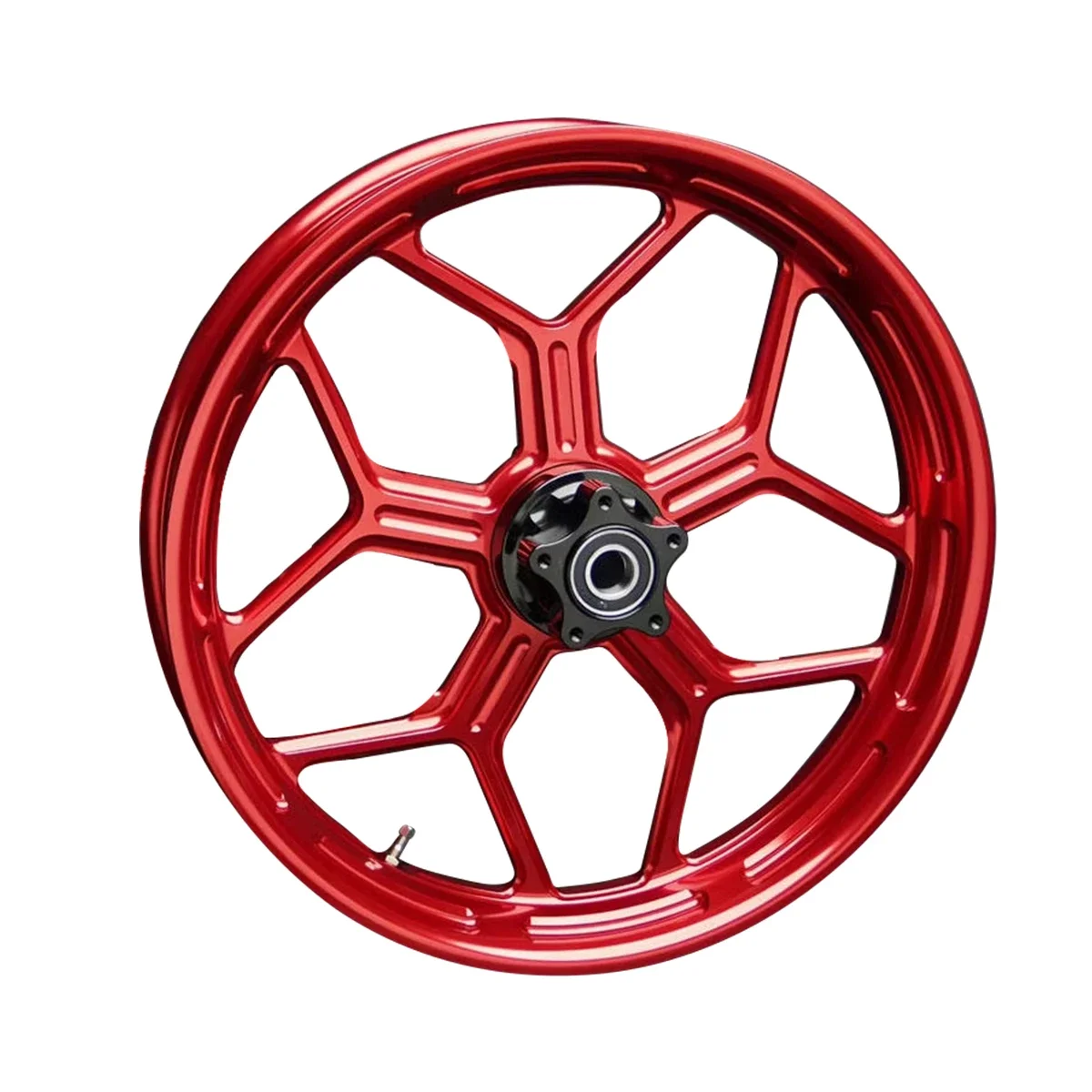 For Harley 09-later Touring Models Compatible Red Aluminum Alloy Motorcycle Wheel Hub New Condition Front Rear Rim Accessories