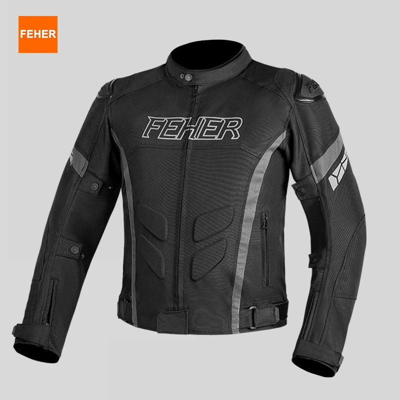 

Мотоциклетная куртка FEHER, мужская зима и осень, размер S-7XL, ветрозащитная, водонепроницаемая, сохраняющая тепло с защитным снаряжением CE, мотокуртки