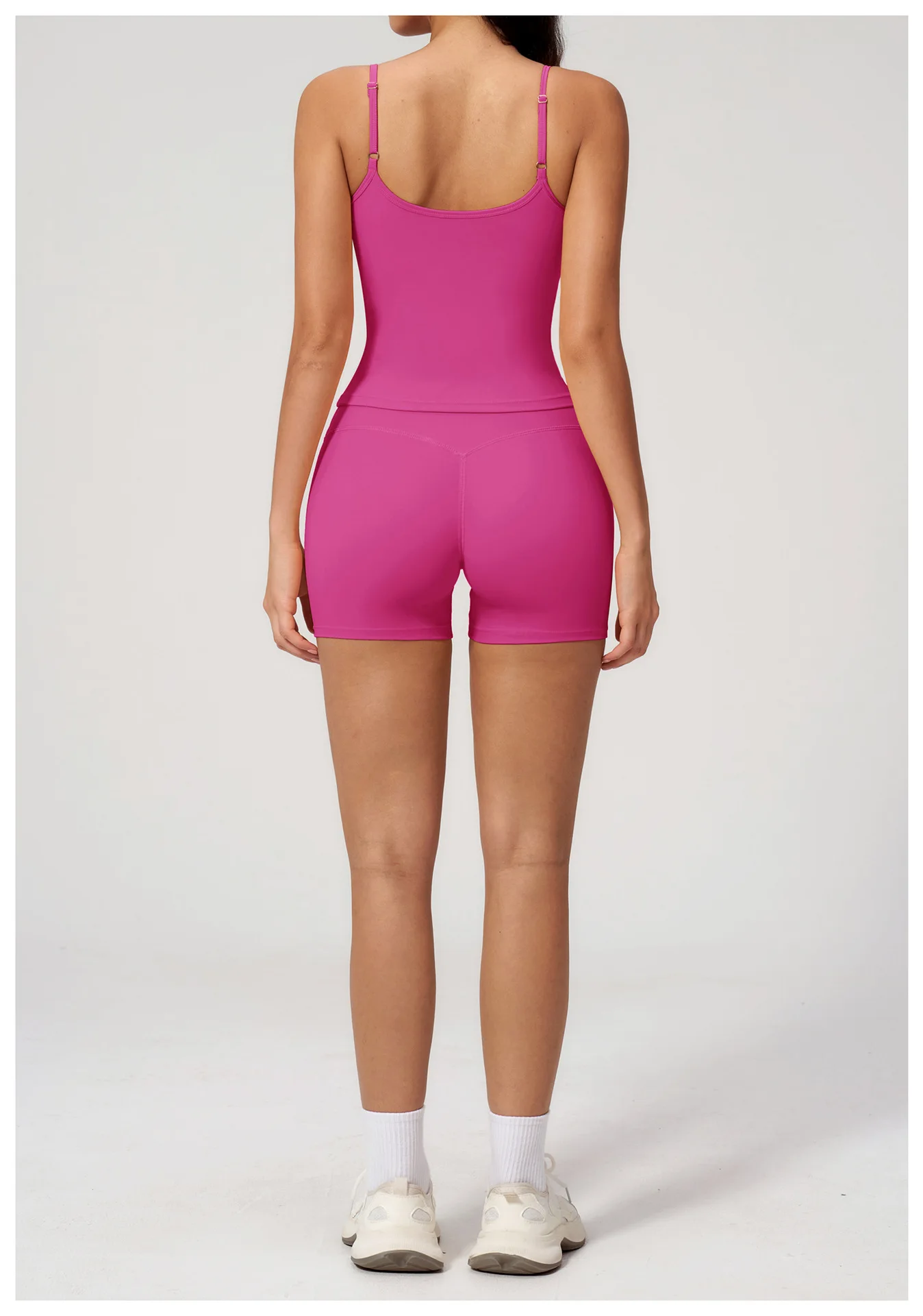 Summer Yoga Set 2 Pieces Women Tracksuit Workout Clothes Sports Outfits High Waist Shorts Fitness Sports Suit Female Gym Clothes