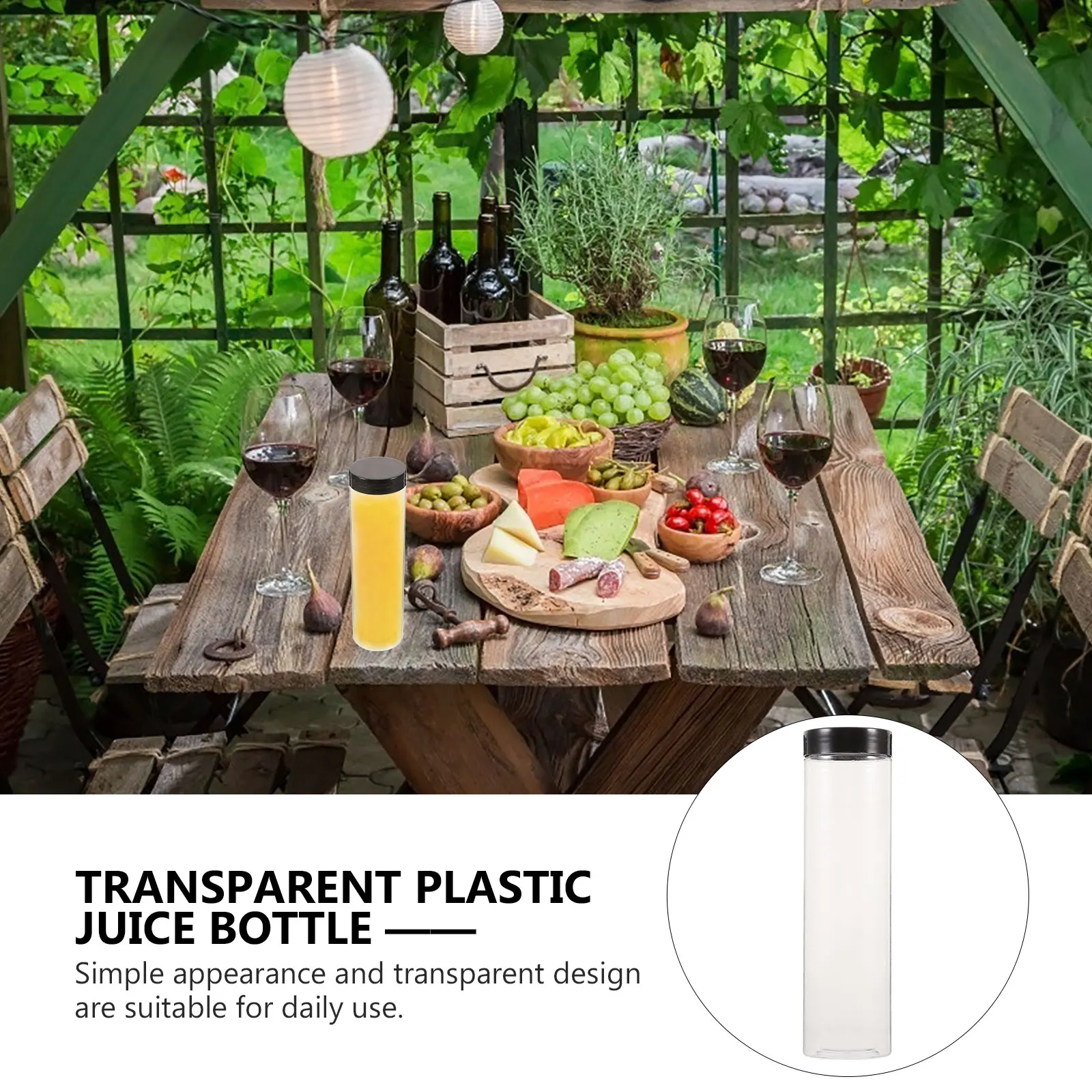 

6 Cs Drink Bottle Juicer Container Bottles Drinks Reusable for The Pet Beverages