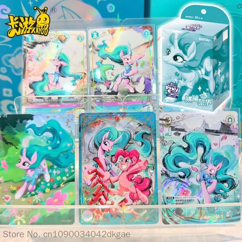 Оригинальный набор коллекционных карточек KAYOU My Little Pony TCG: Персонаж аниме Мистмейн, серия Qiji Zonghua, подарочная коробка, коллекционная карта