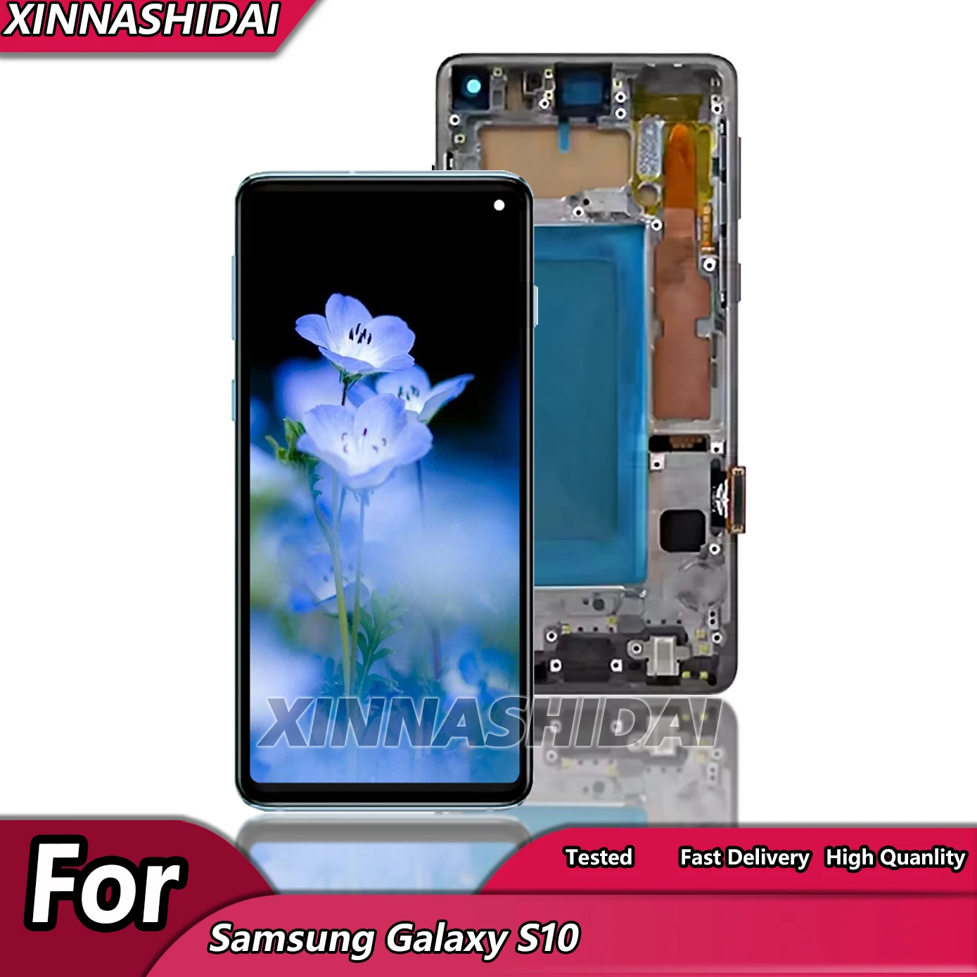 TFT screen LCD For SAMSUNG Galaxy S10 G973F/DS G973U G973 SM-G973 Display ouch Screen Digitizer Replacement