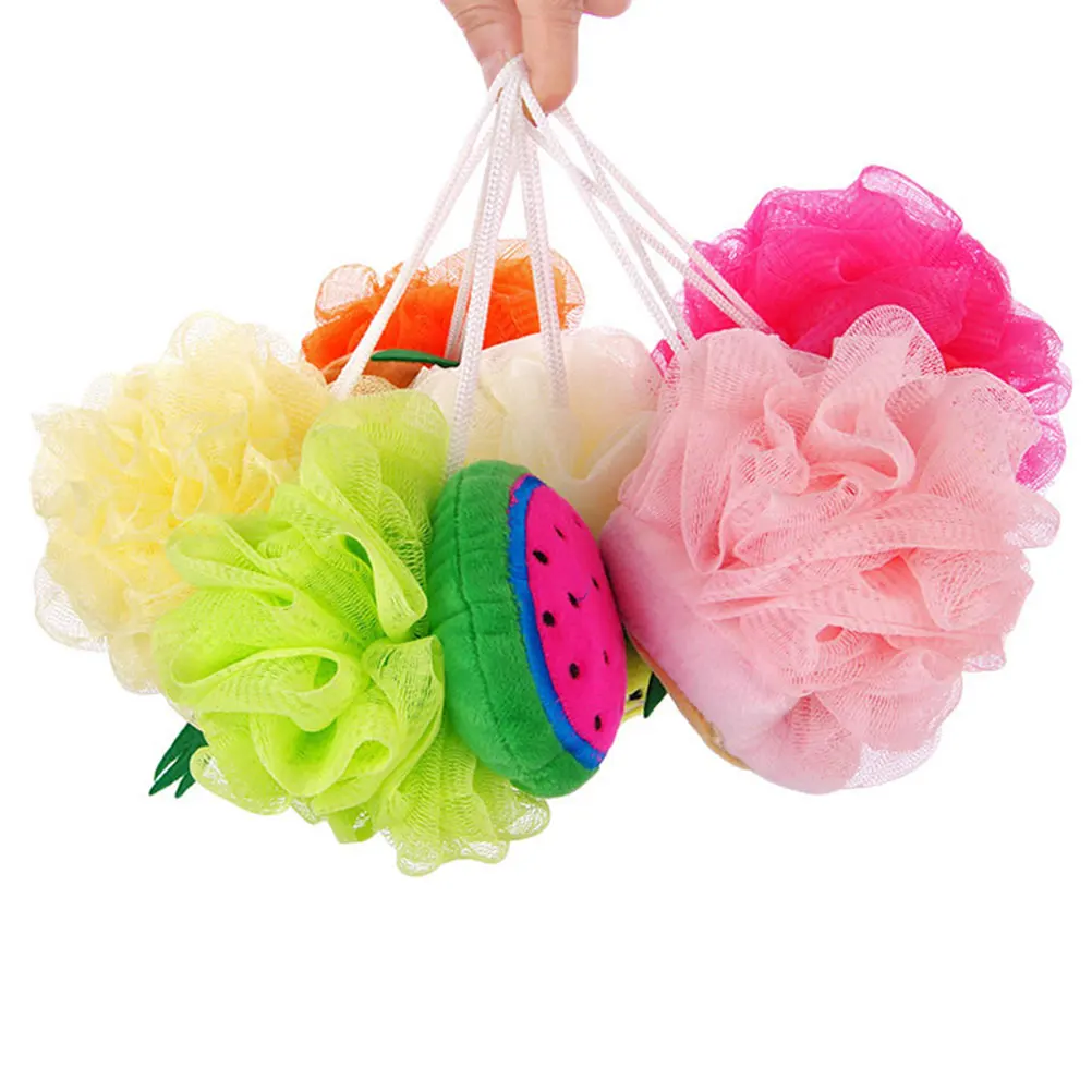 

bath ball large bath ball double ball mesh sponge mesh pouf shower ball