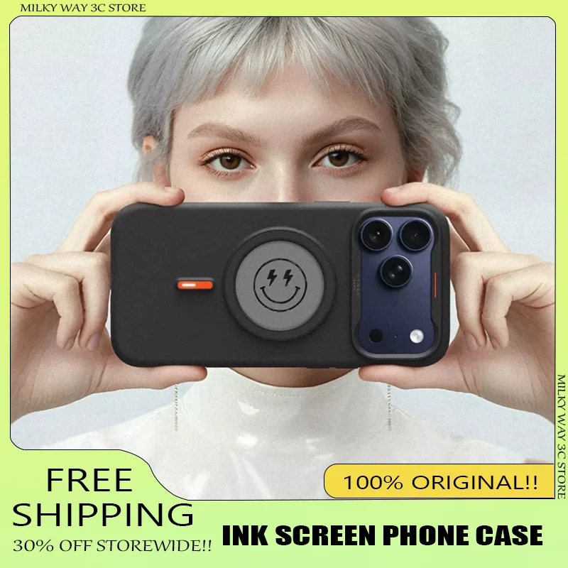 Funda Magnética XTREM INNO con Pantalla de Tinta Compatible con iPhone Serie 17, MagSafe, NFC, Proyección Inteligente, Protectora