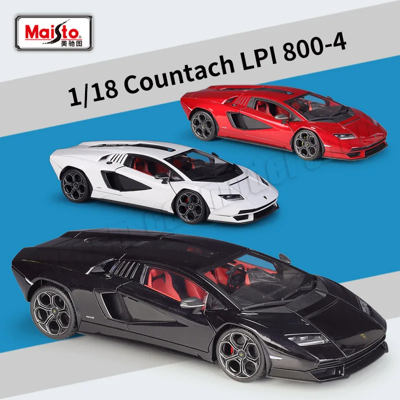 

Maisto 1:18 Lamborghini Countach LPI 800-4 Model Car Collection Die-Cast Miniature Cars Model Toy Car Gifts Wholesale