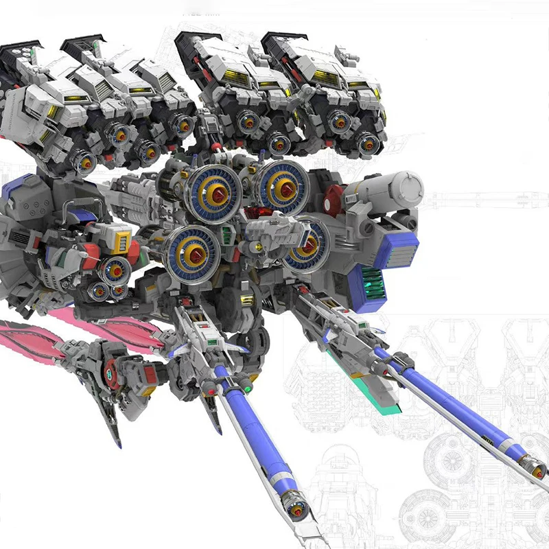 Mecca City Assembly Modell 1/72 MASX-0033 Blue Spot&red Transparent Limited Edition Exs Geburtstagsgeschenk