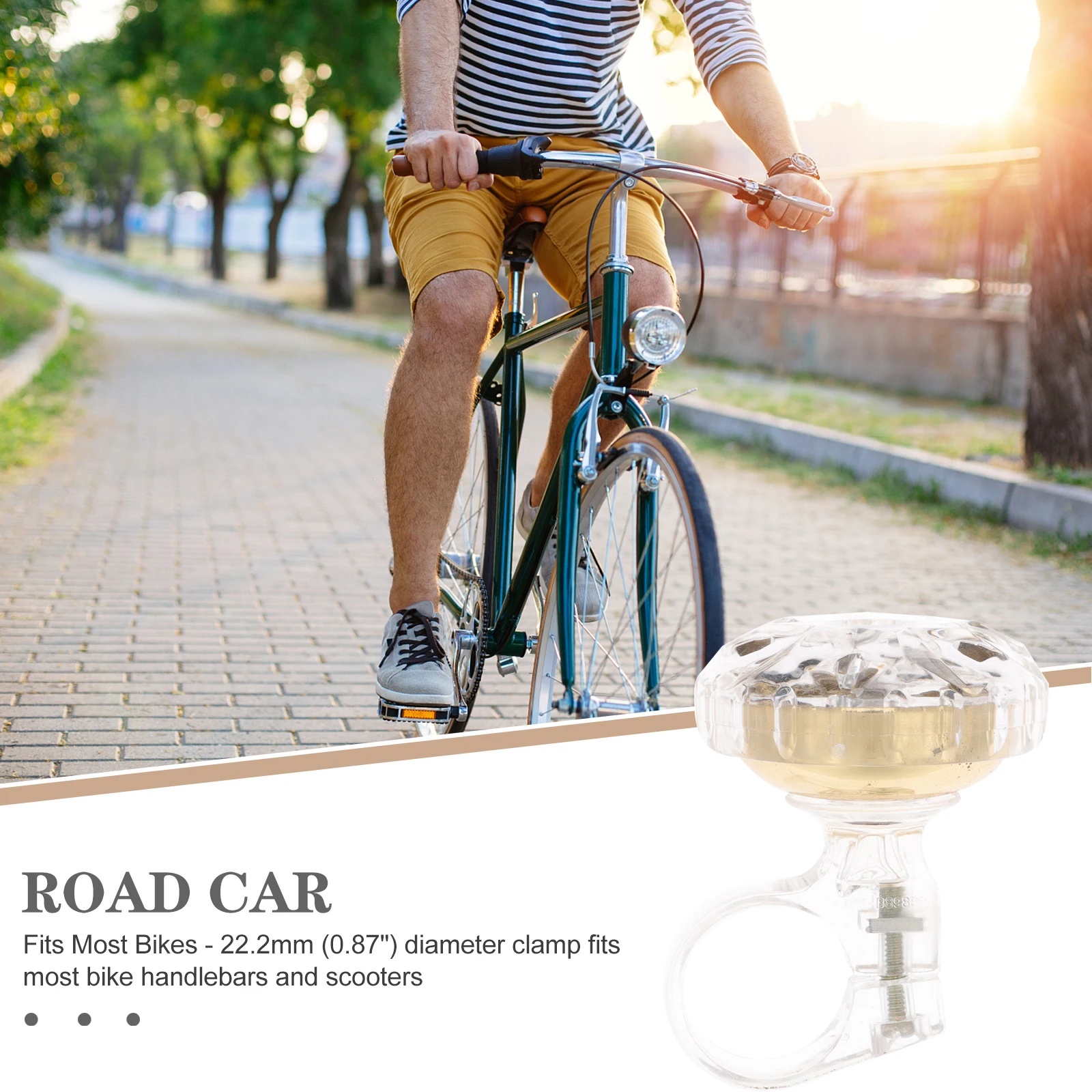 

Bike Super Loud Universal Handlebar Bell For Road Mountain Bicycles Decorative Cycling Safety Bell Outdoor Use