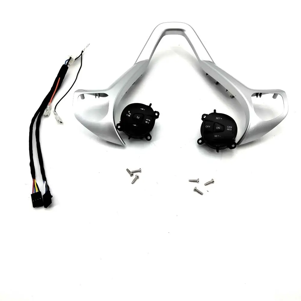 1 قطعة زر عجلة القيادة LED الأزرق للتحكم في السرعة لـ Fiesta MK7 MK8